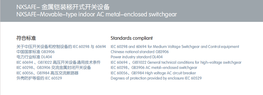 NXSAFE-Movable-type indoor AC metal-enclosedswitchgear NXSAFE-Movable-type indoor AC metal-enclosedswitchgear