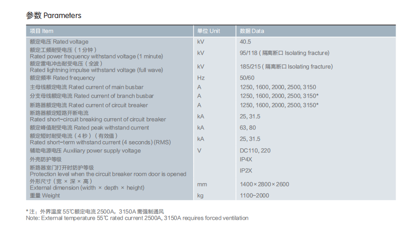 NXSAFE-40.5 Movable-type indoorACmetal-enclosed switchgear