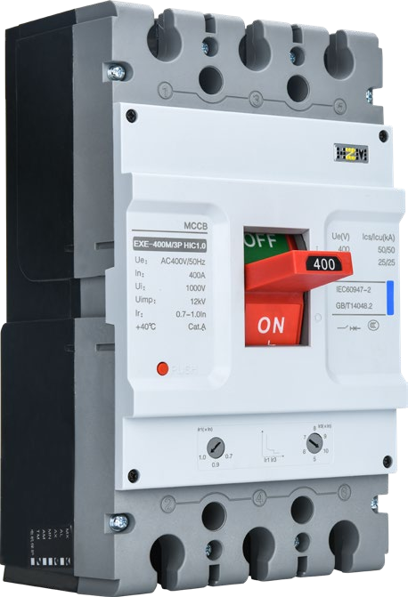 Thermomagnetic adjustable molded case circuit breakers
