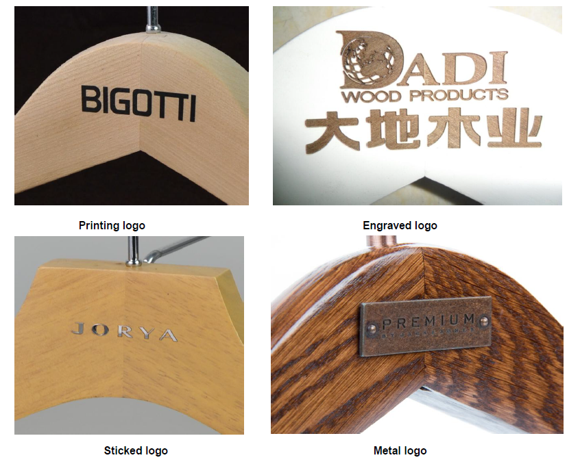 wide shoulder wooden hangers