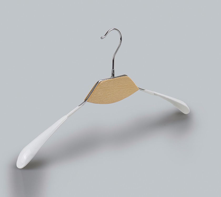 Thick Metal Coat Hanger With PVC Coated Shoulder