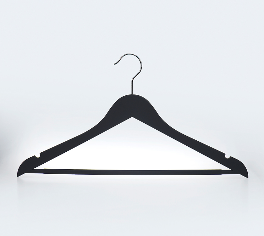 Black Plastic Coat Hangers