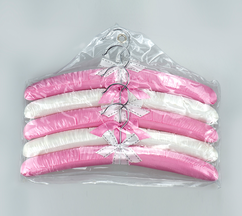 satin coat hanger