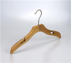 Cheap Wooden Clothes Hanger Stand For Baby Dress