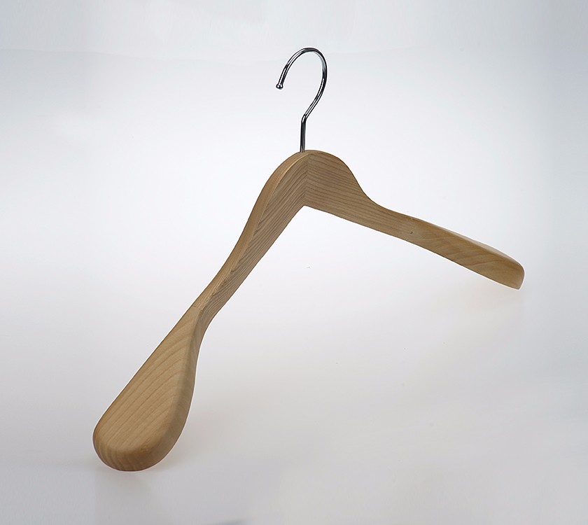 Wooden Portable Thick Suit Hanger For Hotel