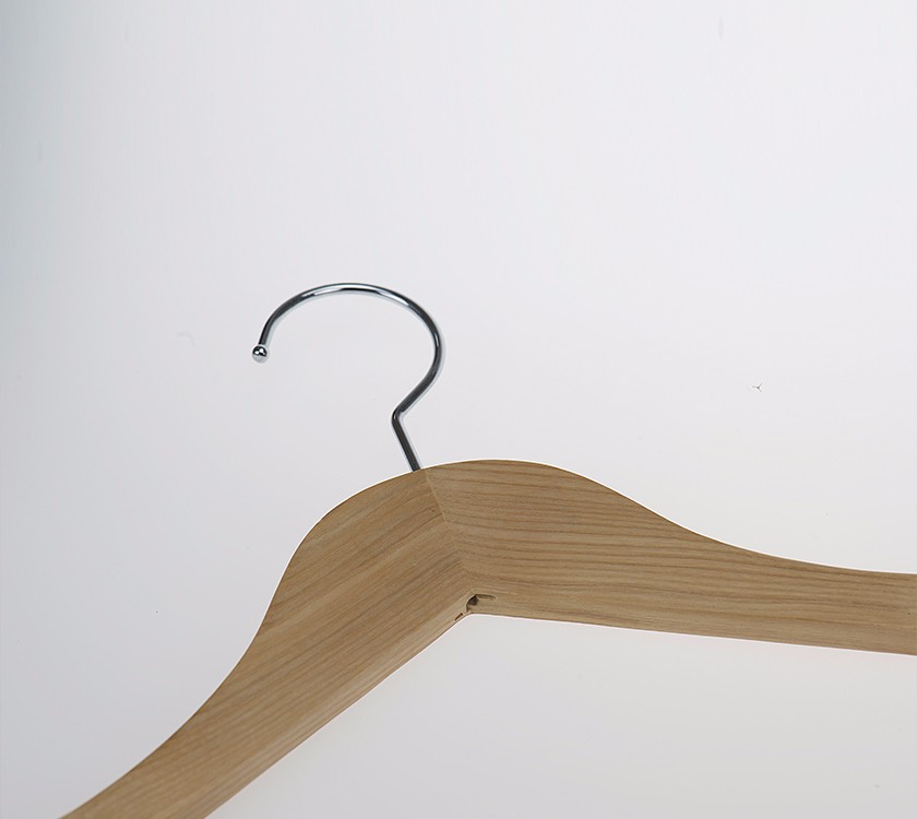 Wooden Portable Thick Suit Hanger For Hotel