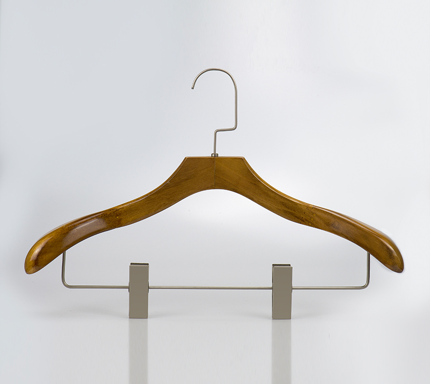 wooden clothes hanger