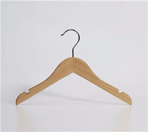 Original de madeira Gancho bebê Garment Hanger com metal
