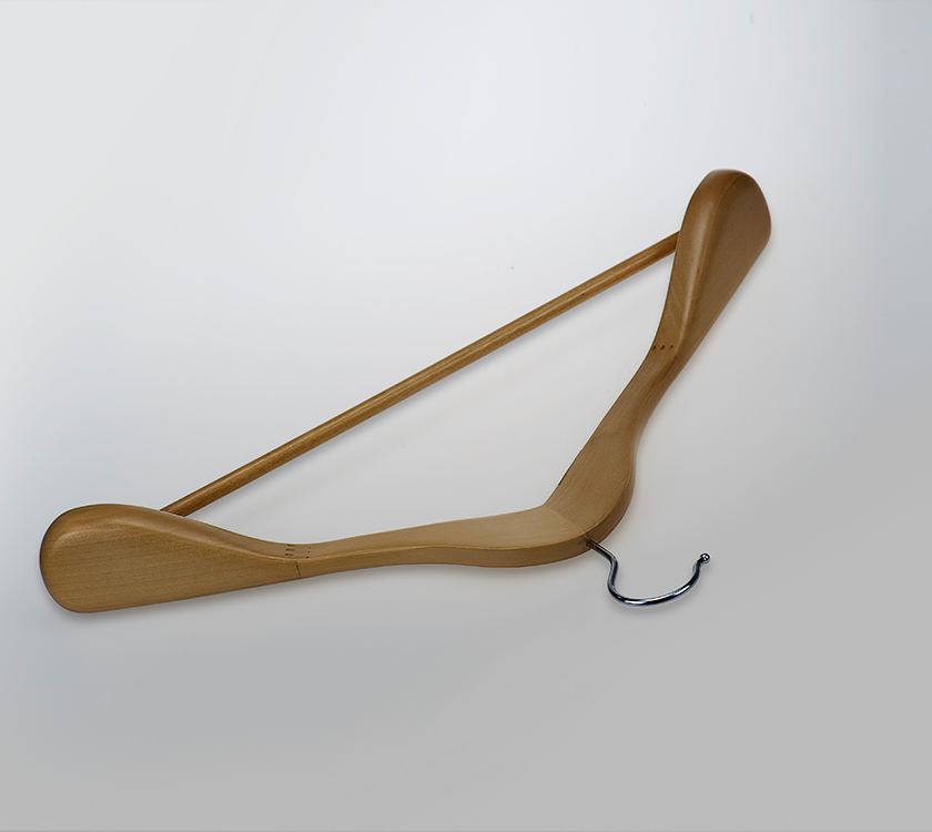 suit hanger wood