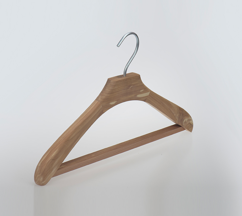 suit and hanger