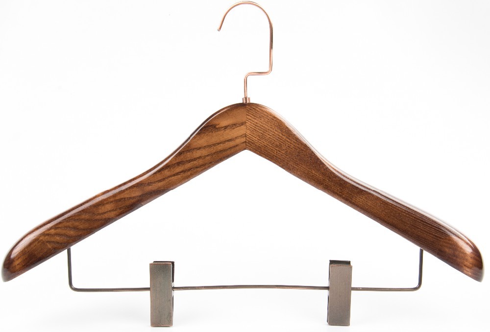 Wooden Standing Coat Hook Rack For Garment Display