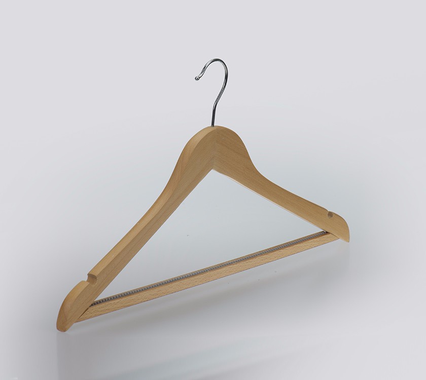 Non Slip Wooden Display Hanger For Clothing