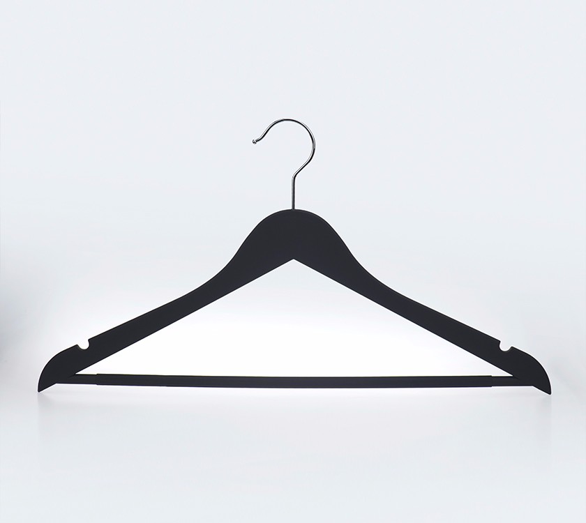 Non Slip Zara Shape Plastic Hanger For Home