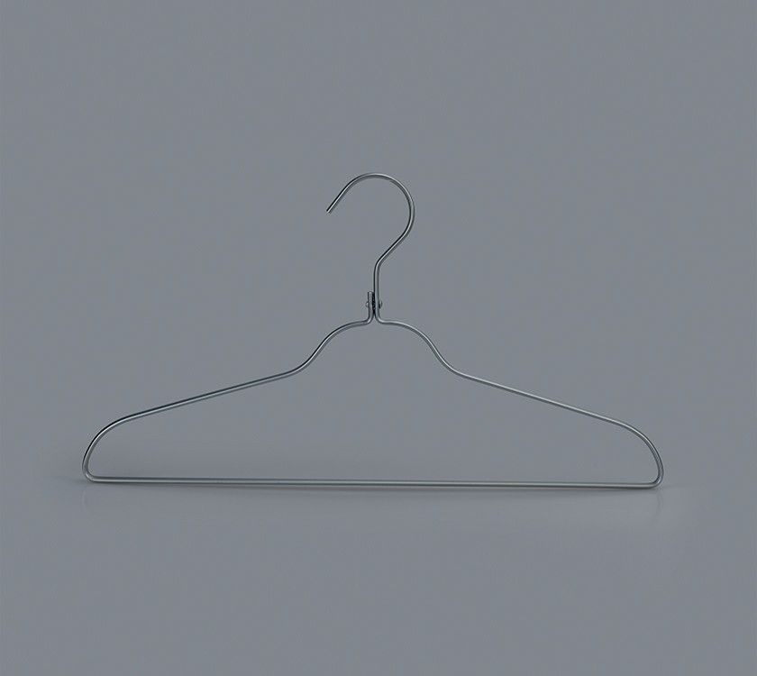 cheap Metal Wire Shirt Hangers For Wet Clothes for sale