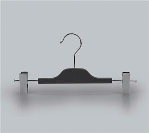Metal Trouser Hanger With Pvc Coated Clips