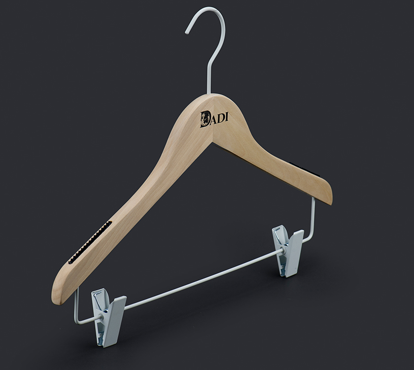 wooden clothes hanger