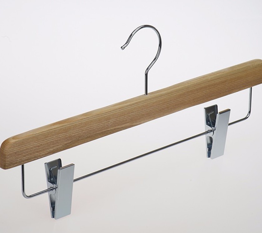 Brand Wood Pants Hanger Stand With Clips