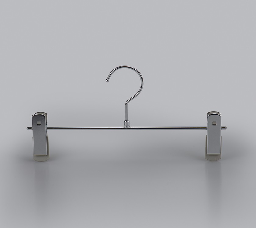 Layers Metal Trouser Hanger With PVC Coated Clip