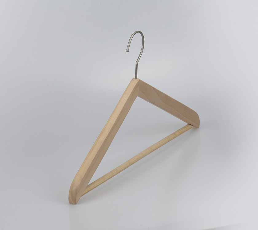 Natural Wooden Triangle Hanger Garment Display