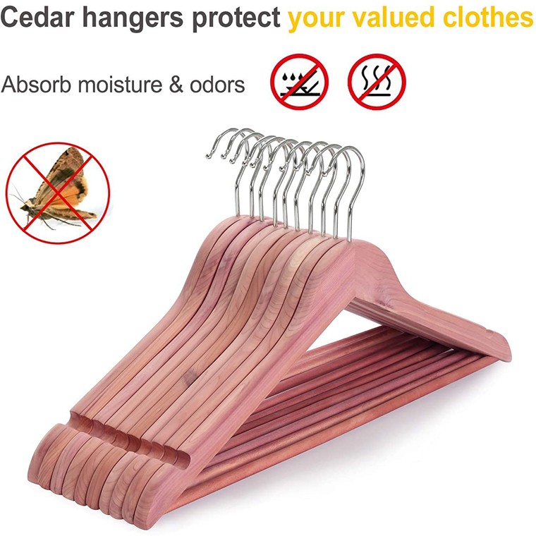 Китай Оптовая торговля Nature Luxury Cedar вешалка для рубашек для одежды, производитель