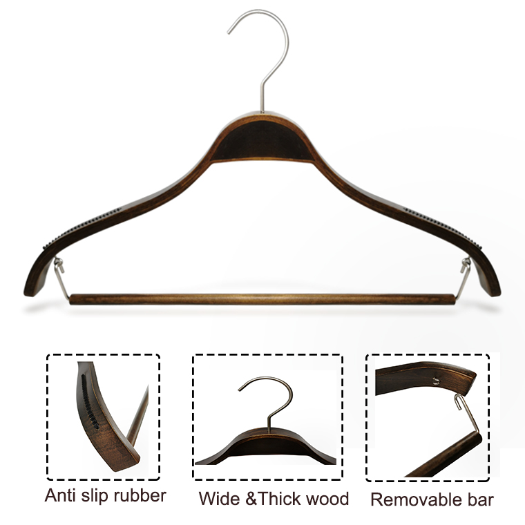 clothes hanger with bar