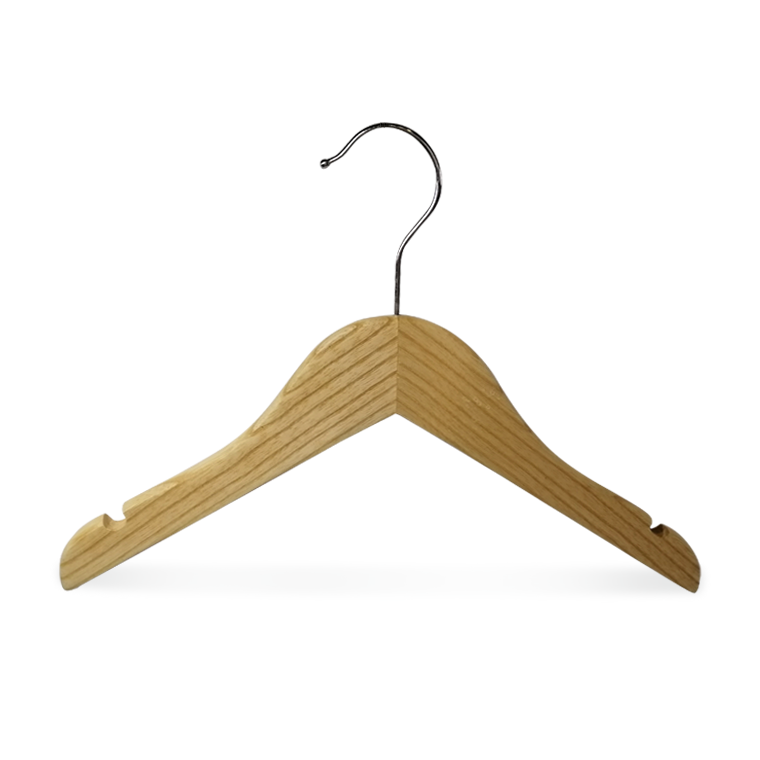 Luxury Brand Wooden Baby Short Clothes Hangers