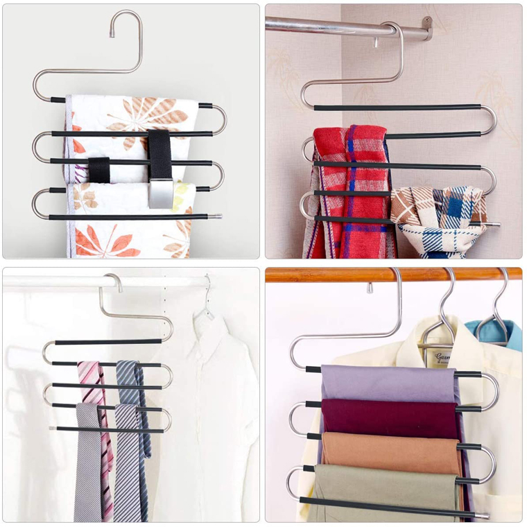 Buy Wholesale China 5 Layer Hanger, Kitchen Towels Hanger, Space Saver Tie  Shawls Cabinet Hanger & 5 Layer Plastic Hanger at USD 0.48