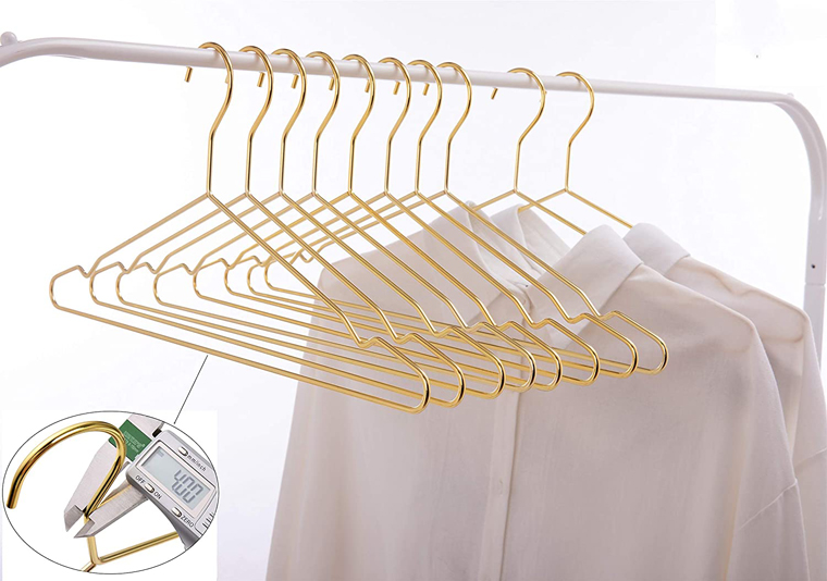 Gold Metal clothes Hanger For Garment Display Manufacturers, Gold Metal clothes Hanger For Garment Display Factory, Supply Gold Metal clothes Hanger For Garment Display