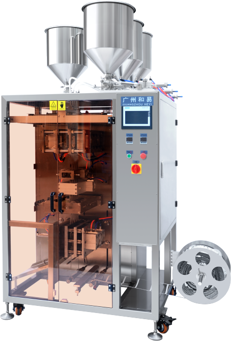 Vertical Irregular Shaped Cosmetic Sample Sachet Packing Machine