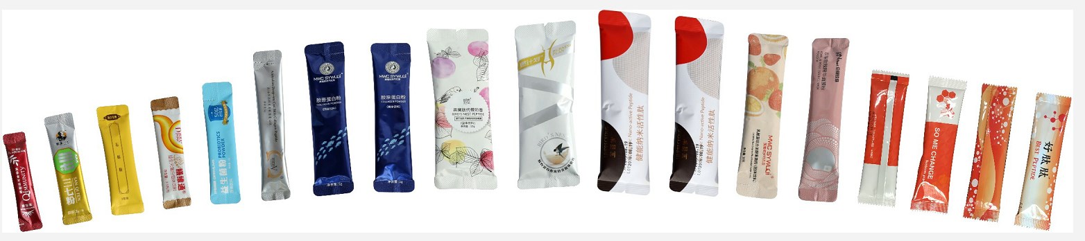 Rounded Corner Shape Foil Pouch Granular Sugar Packing Machine