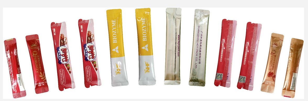 Rounded Corner Shape Foil Pouch Granular Sugar Packing Machine