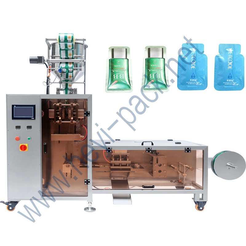 Good quality shaped sachet packing machine for cosmetic sample product