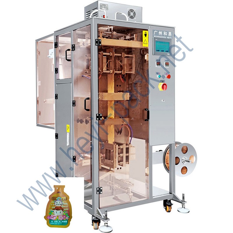 Irregular shape chocolate liquid ice lolly packing machine