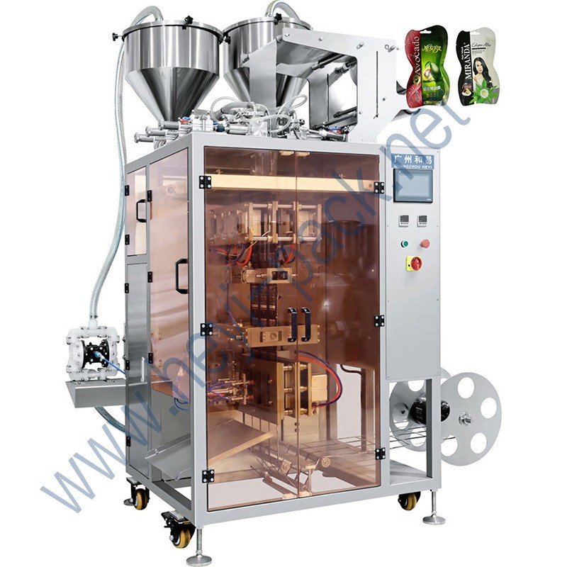 Twins bags shampoo hair color shampoo packing machine