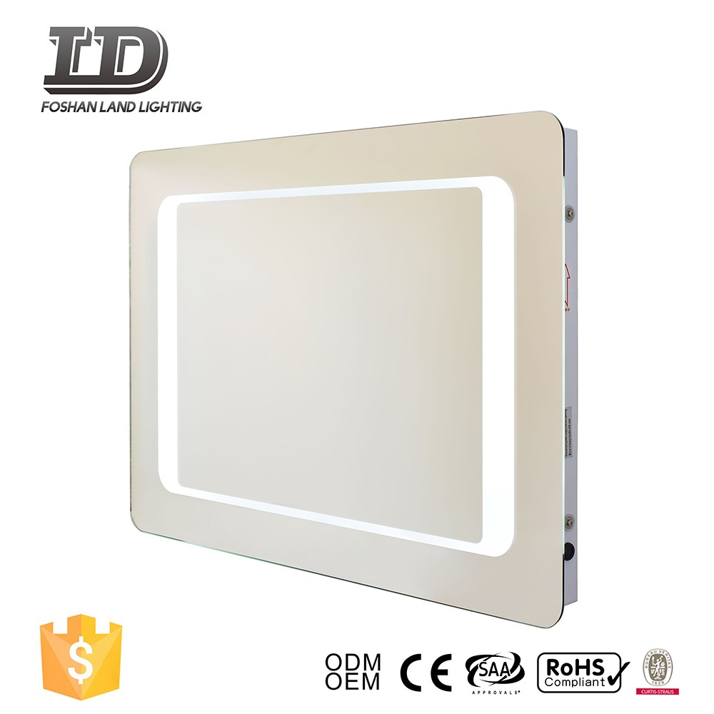 Interruptor de sensor IP44 con espejo iluminado LED retroiluminado