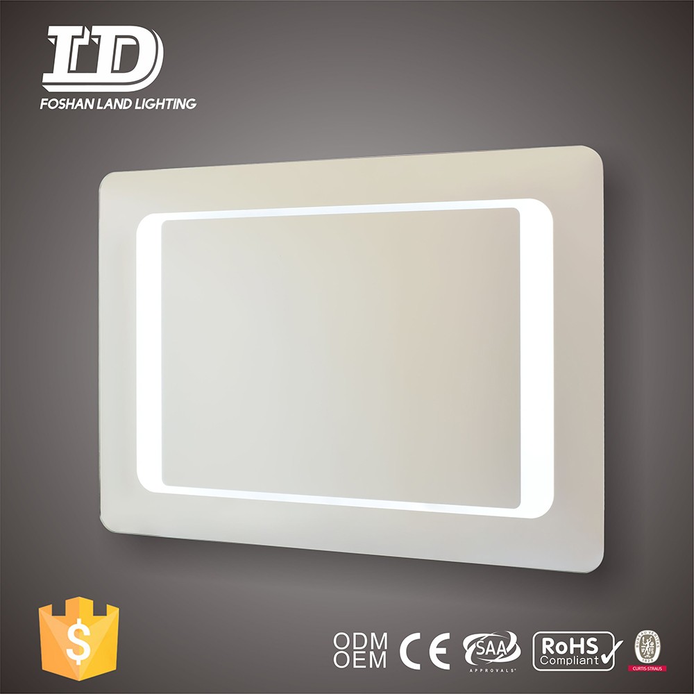 Verlichte led-verlichte spiegel IP44-sensorschakelaar