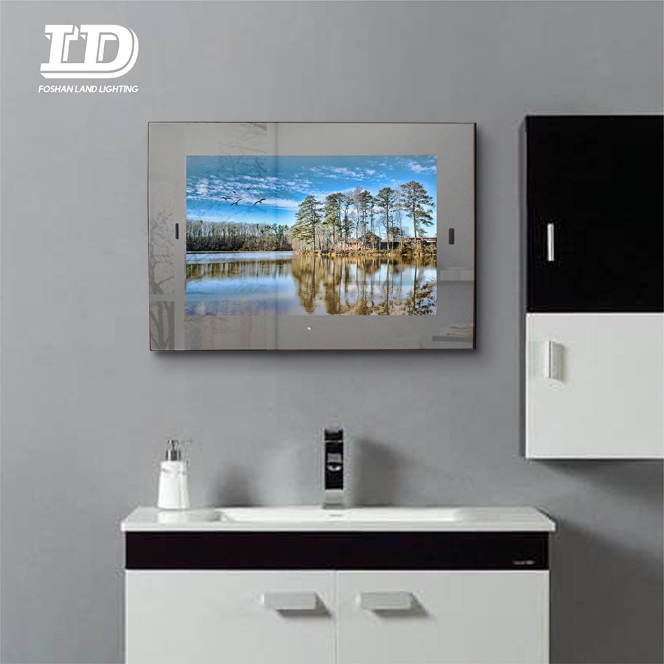 Lighted Bathroom Tv Mirror Vanity Magic Mirror Led TV ETL