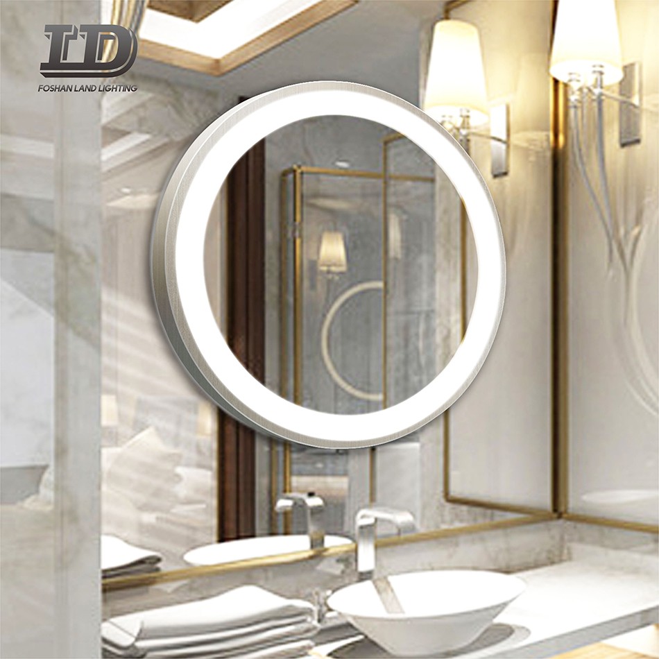 Round Bathroom Led Light Vanity Mirror