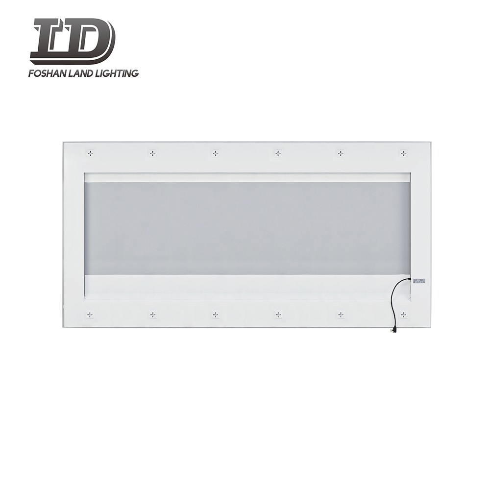 Miroir de courtoisie à LED avec bord lumineux, miroir lumineux