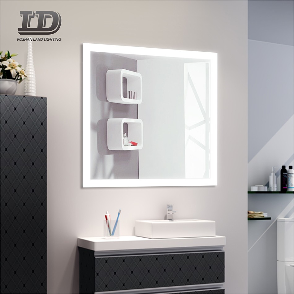 Anti Fog Led Bathroom Illuminated Mirror With Dimmable Led Light IP44