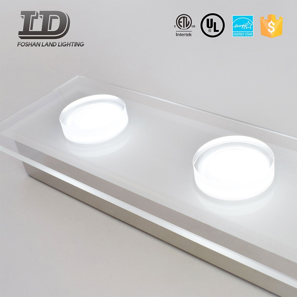 Specchio da bagno con lampada Lampada da parete a specchio a led in acrilico ETL IP44