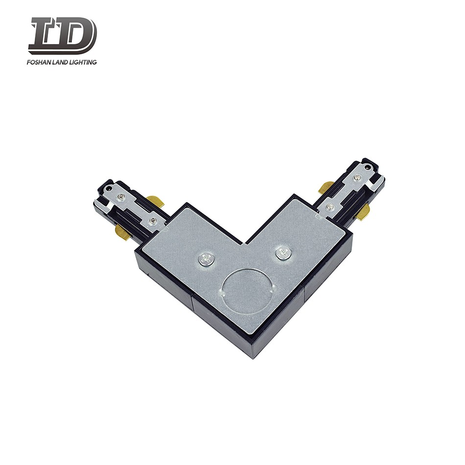 Connecteur d'éclairage sur rail LED de type L, 3 fils