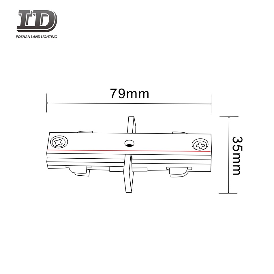 Led-raillichtaccessoires 2-draads