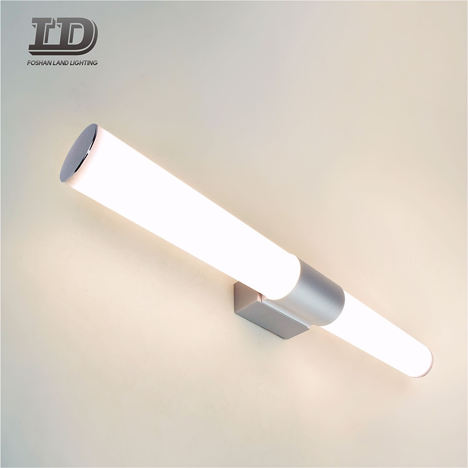 LED Vanity Lights Fixtures Stainless Steel Light IP44 Modern Bathroom Vanity Mirror Front