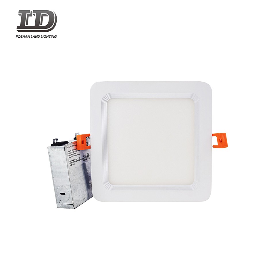 6 Inch Square Baffle LED Slim Panel Light