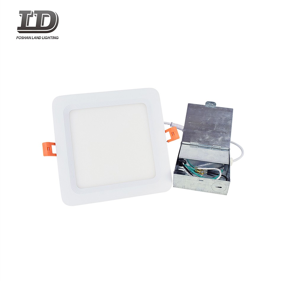 6 Inch Square Baffle LED Slim Panel Light