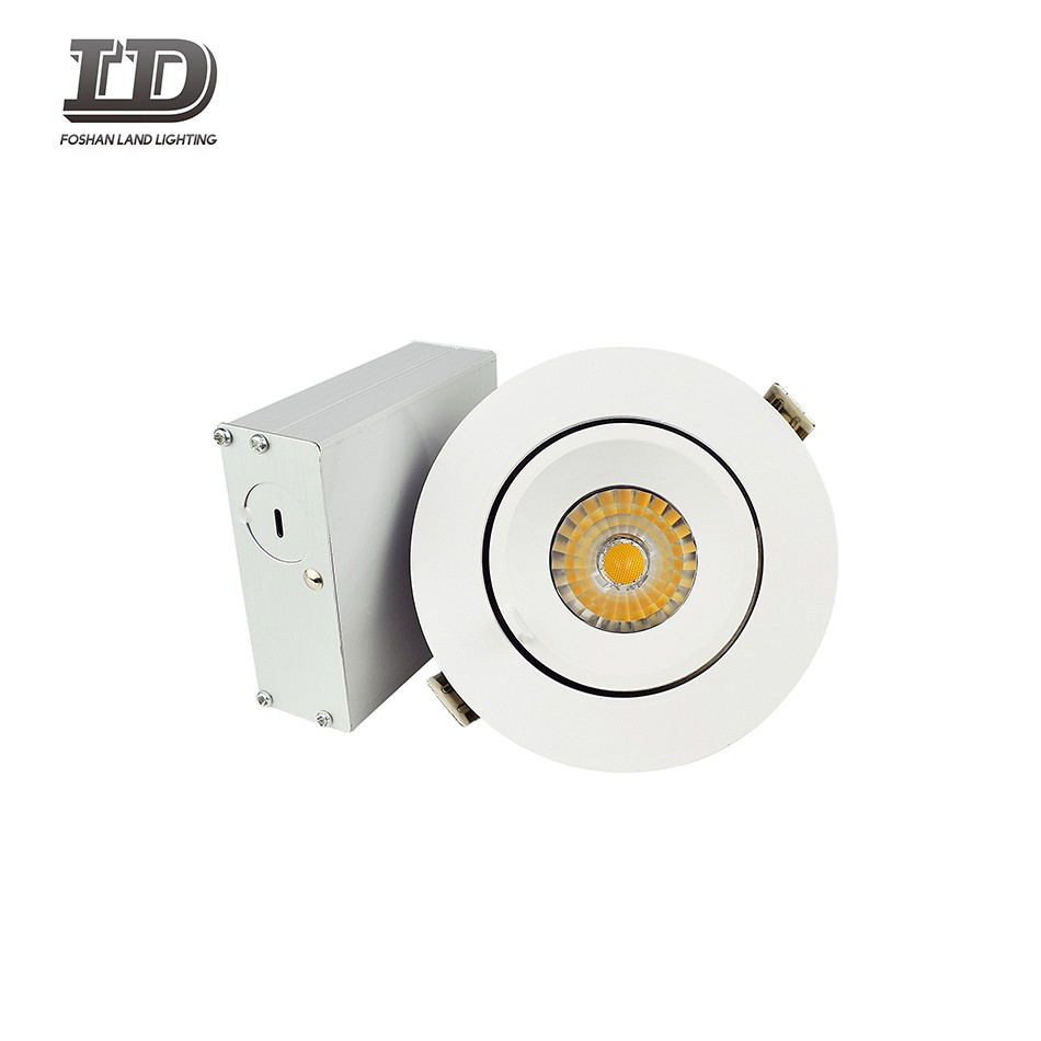 Downlight mené par bâti extérieur de 4 pouces 12w avec la boîte de jonction