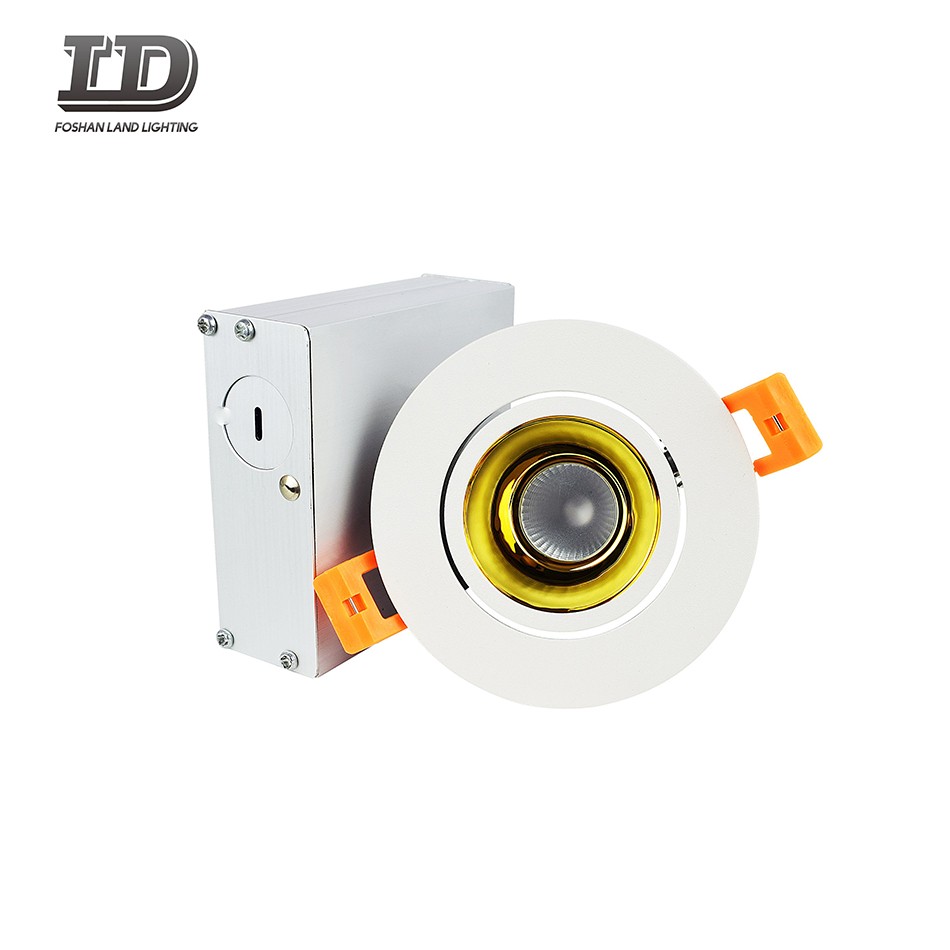 Faretto da incasso a LED orientabile rotondo da 3 pollici 9w