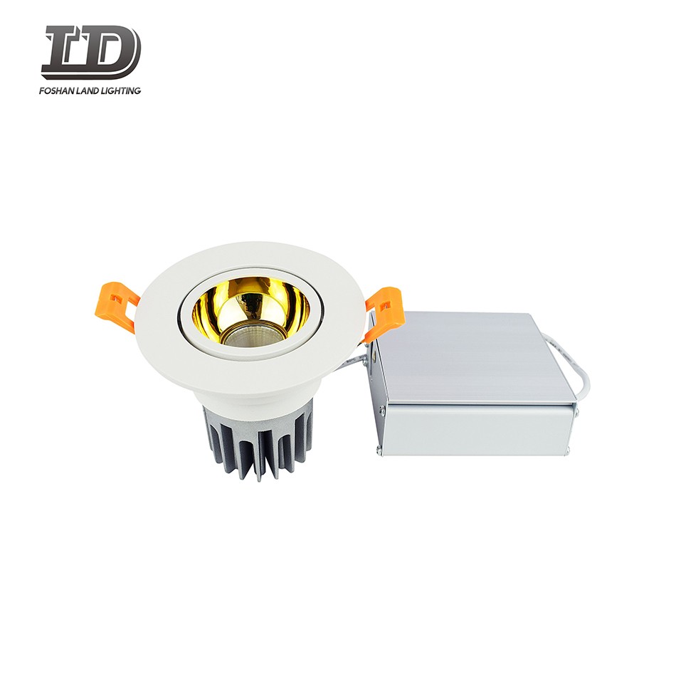 Faretto da incasso a LED orientabile rotondo da 3 pollici 9w