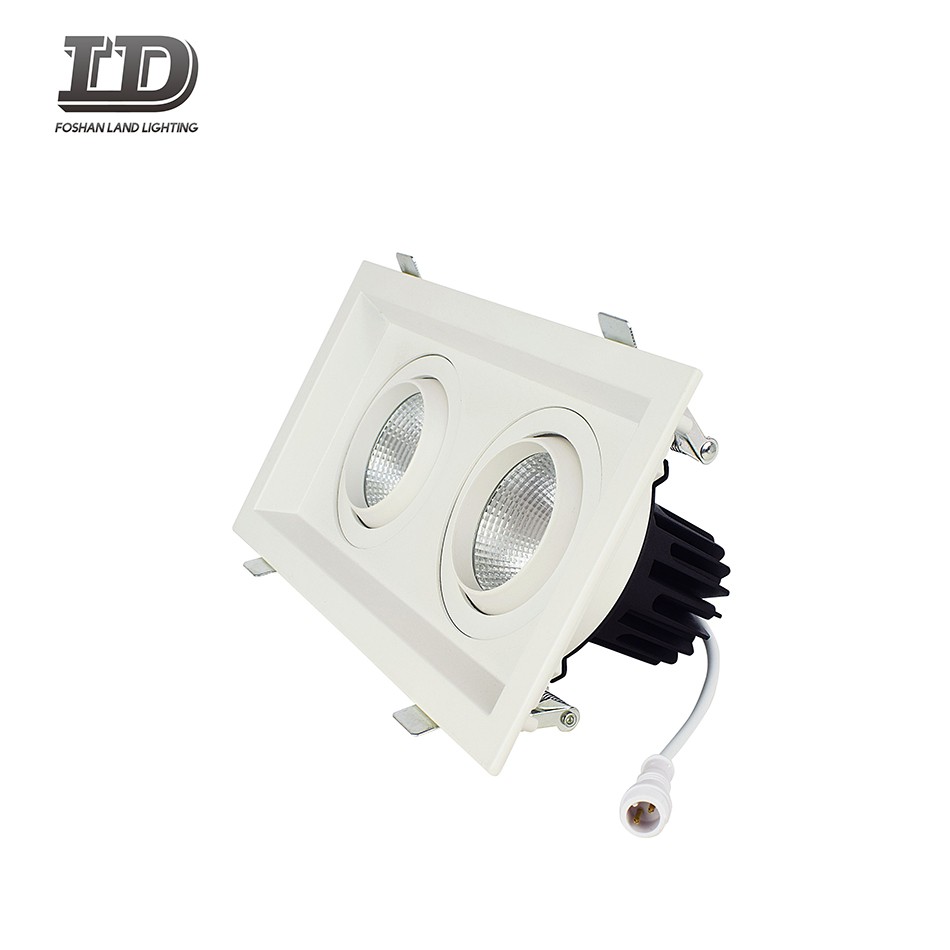 Faretto da incasso a LED Cob quadrato da 24 W